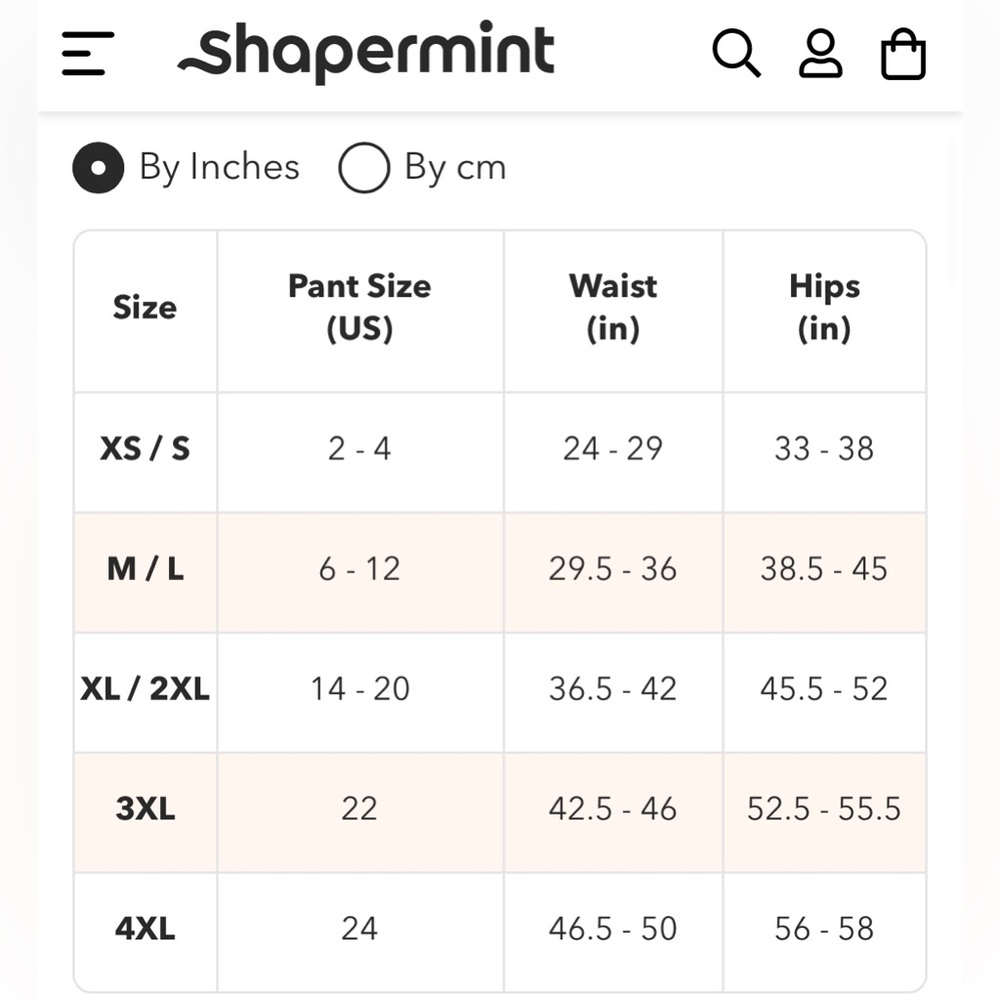 Shapermint Essentials All Day Every Day High-Waisted Shaper Shorts in Beige M/L - Picture 8 of 8